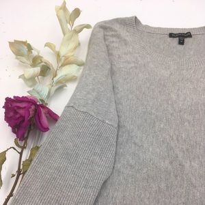 Eileen Fisher gray sweater